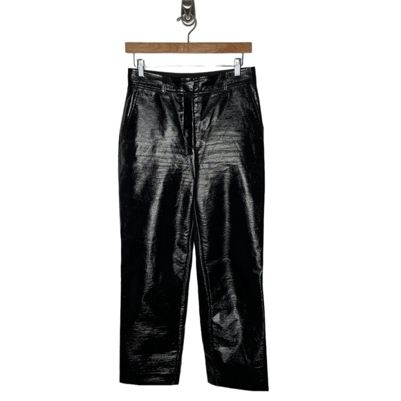 Aritzia | Babaton The New Command Pant in Black Gloss 6 - Picture 9 of 10